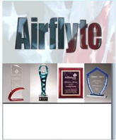 A collage of awards and plaques with the words " airflyte ".
