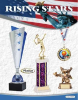 A variety of trophies are shown on the cover page.